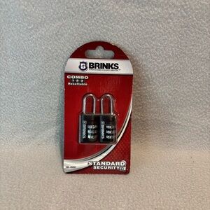 Brinks 3-Dial Resettable Combination Sport Padlocks Standard Security 165-20251